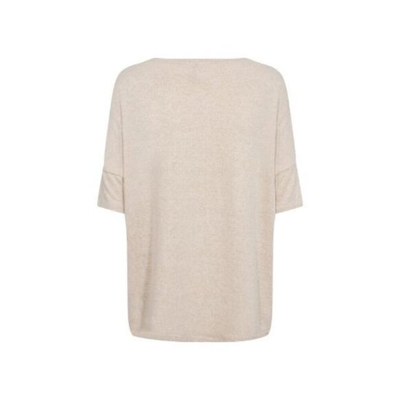 NWT SOYA CONCEPT Biara 96 Cream Short Sleeve Soft Knit - Picture 5 of 5